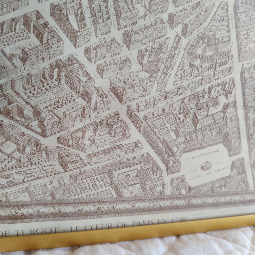 古地図 PLAN de PARIS Turgot