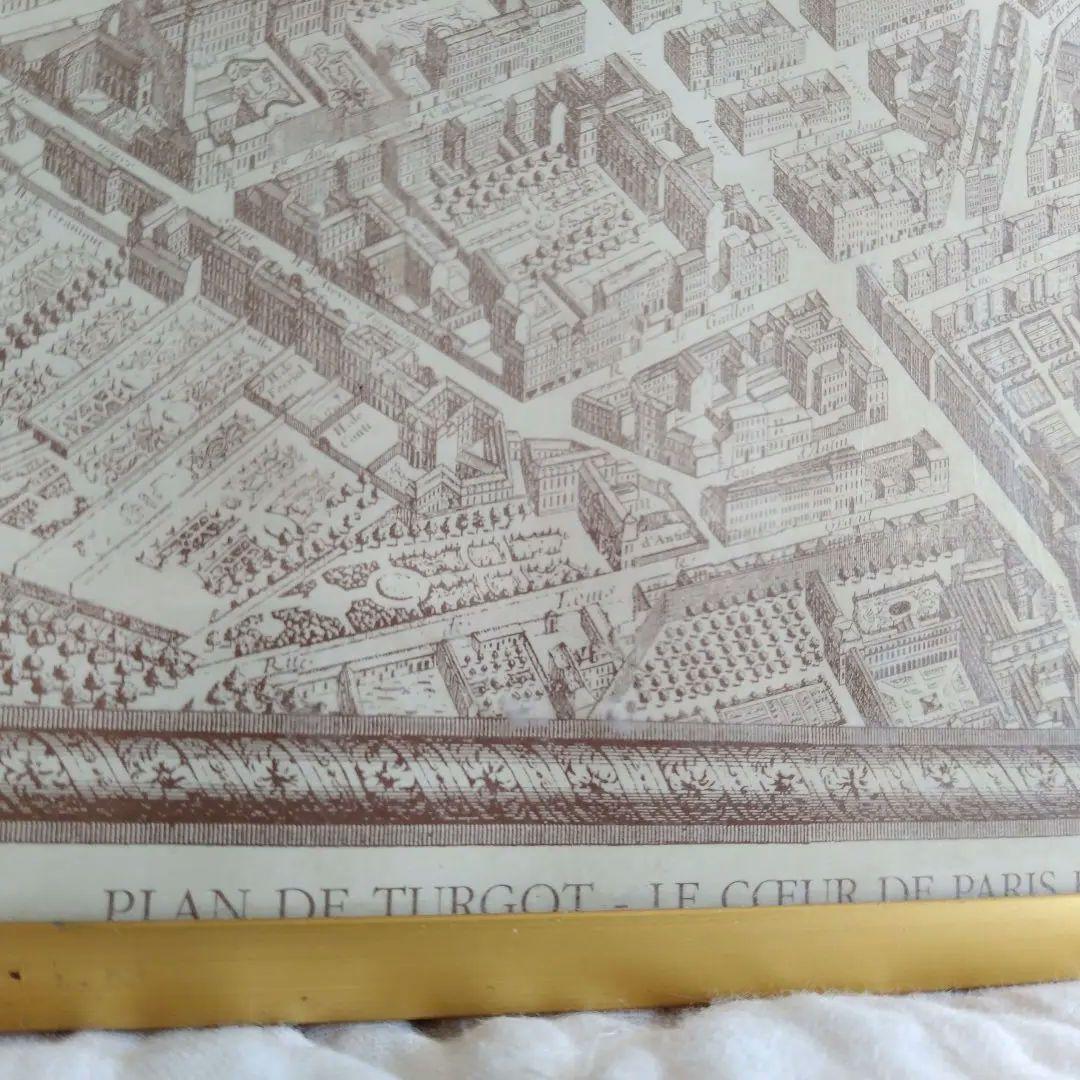 古地図 PLAN de PARIS Turgot