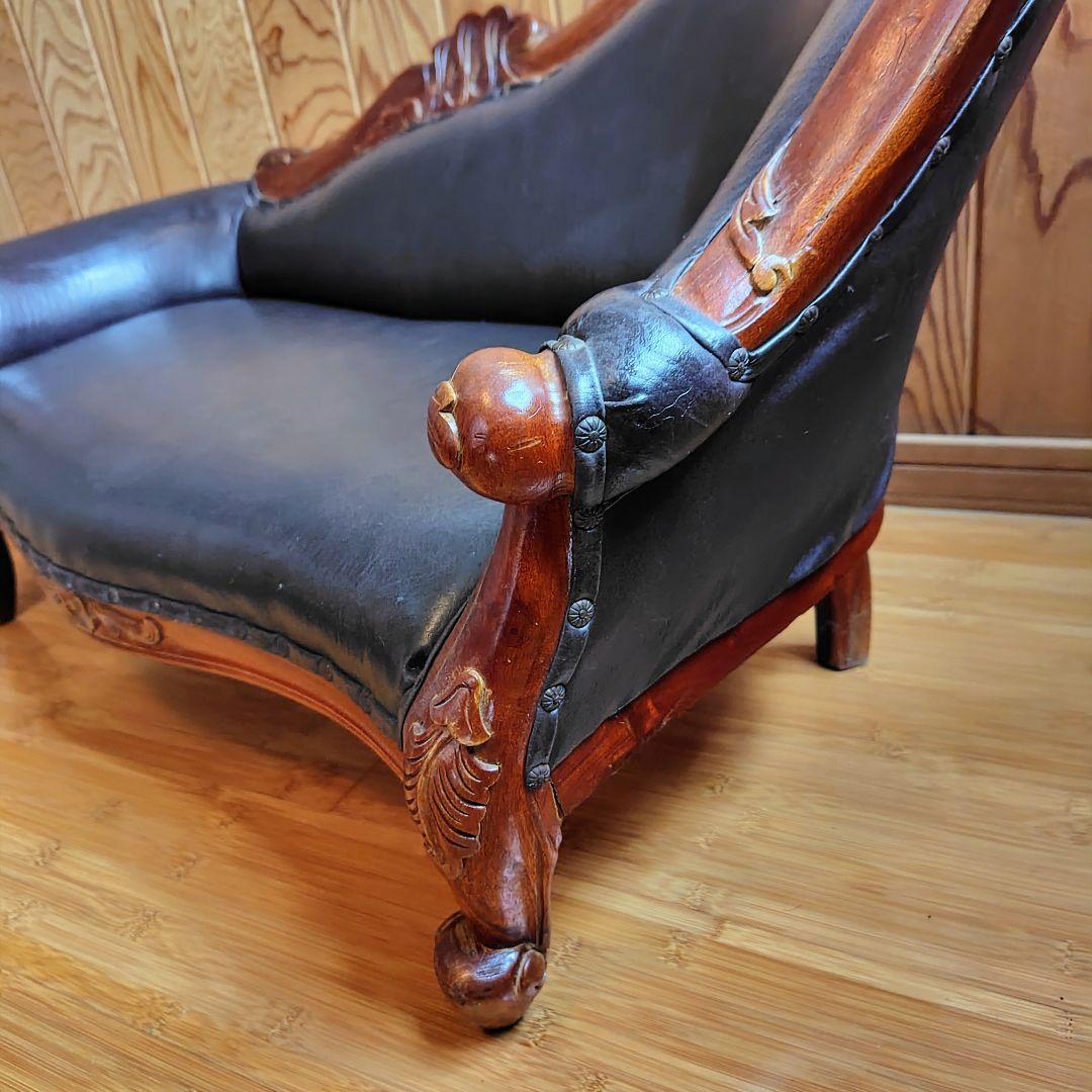 クラシックレザーソファ