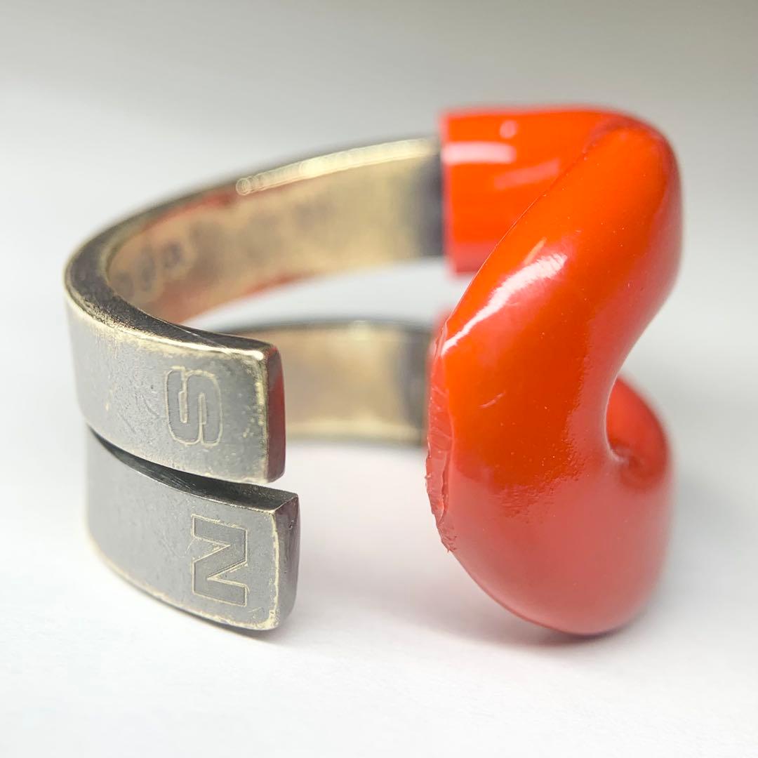 希少 2010AW メゾンマルタンマルジェラ マグネットリング 真鍮 20号相当