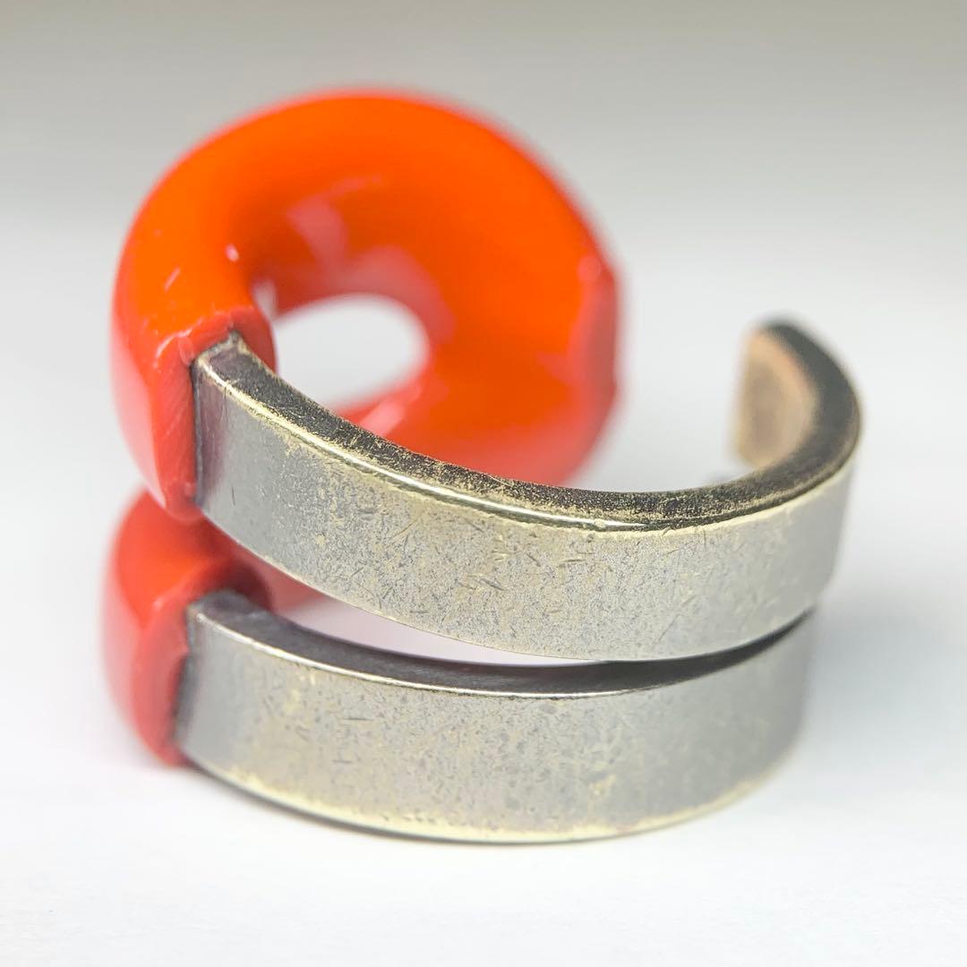 希少 2010AW メゾンマルタンマルジェラ マグネットリング 真鍮 20号相当