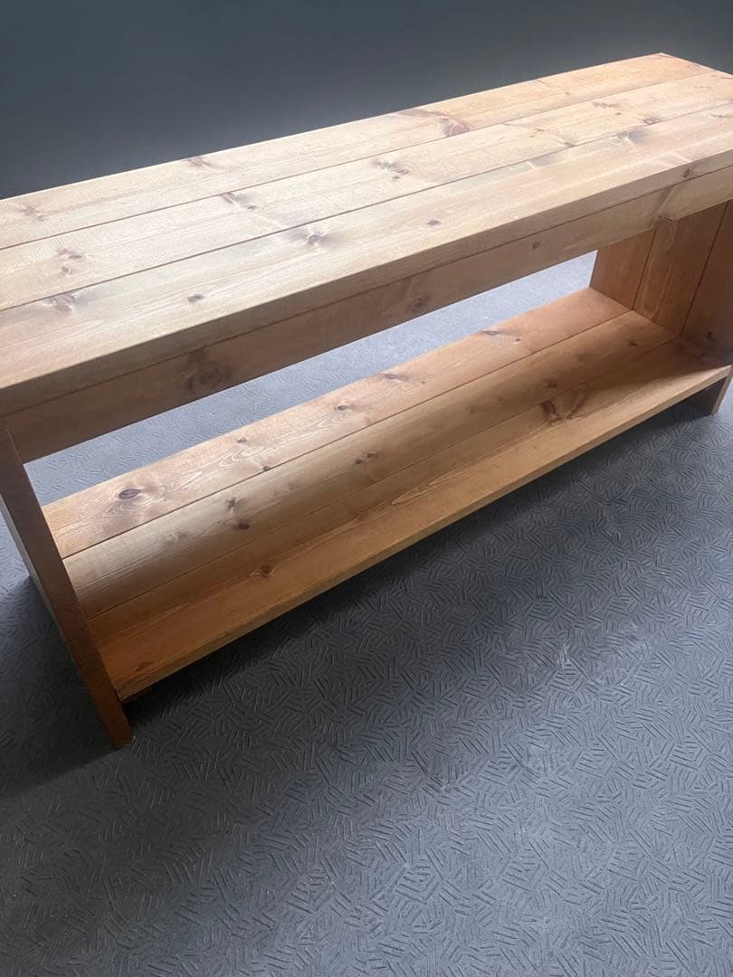 ハンドメイド家具　オープンシェルフ　木製シンプル棚