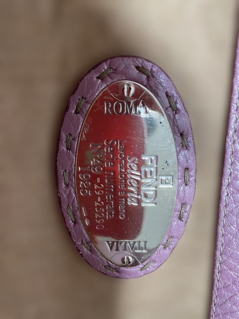 FENDI フェンディ ハンドバッグ セレリア ピンク系