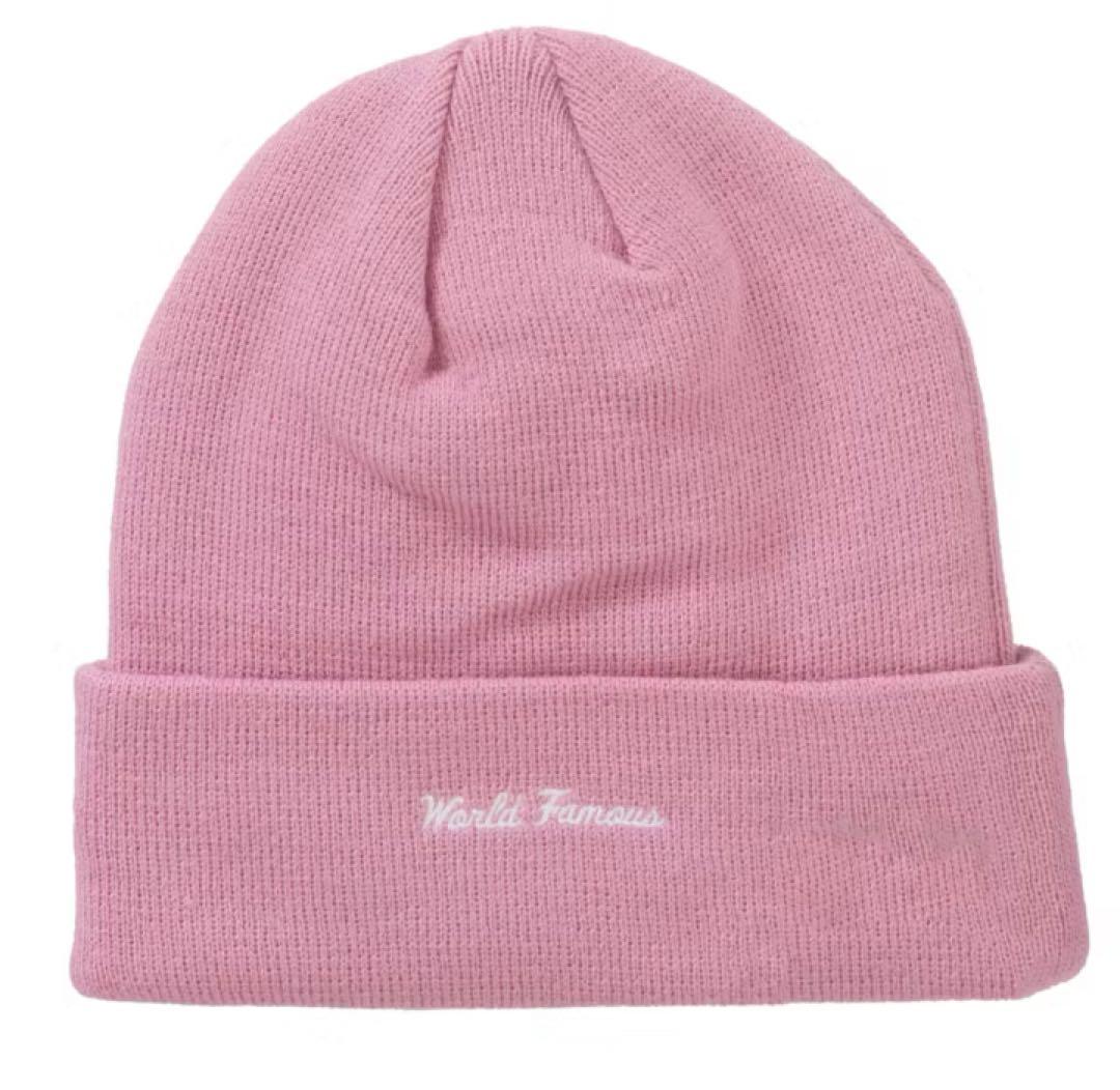 帽子 Supreme Box Logo Beanie NewERA Pink 24FW