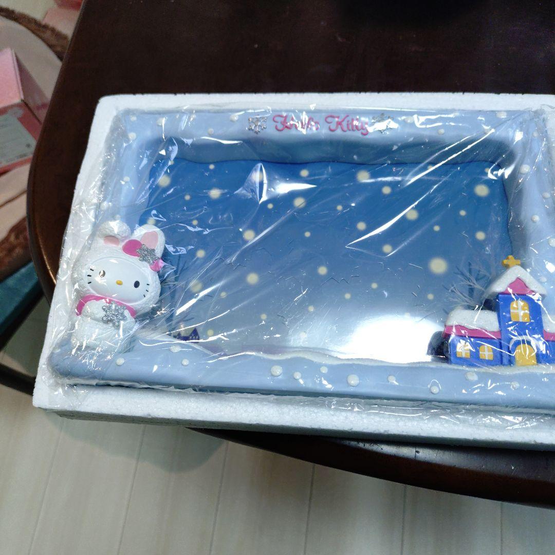 ハローキティ 雪の結晶写真立て