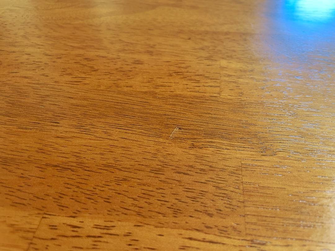 【美品】THE TABLE ラバーウッドチークブラウンkanademono