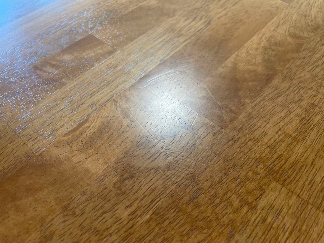 【美品】THE TABLE ラバーウッドチークブラウンkanademono