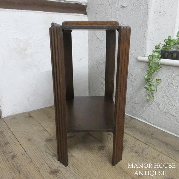 イギリス アンティーク 家具 ブックテーブル サイドテーブル 本棚 6482d