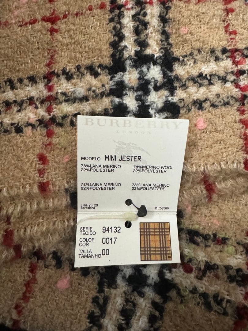 BURBERRYマフラー 新品 未使用 タグ付き