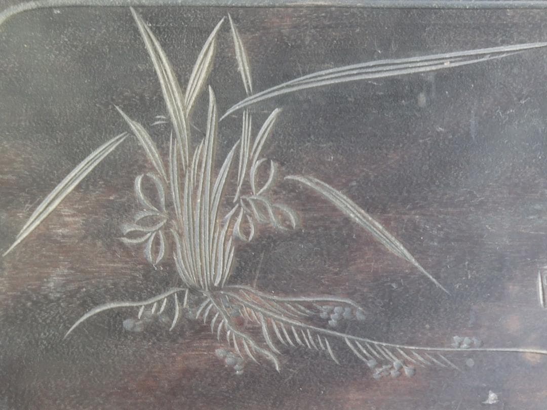 紫檀 唐木 盆 蓋物 煎茶盆 円盆まとめて