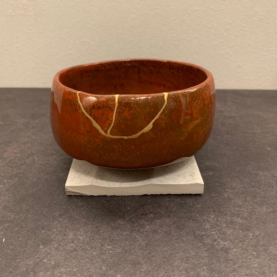 金継ぎ済み　抹茶茶碗-11