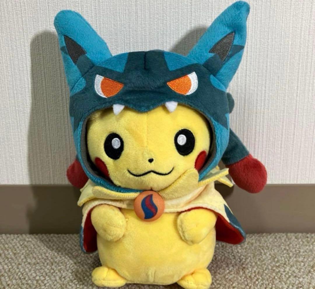 希少　ポケモンセンター　ピカチュウ　メガルカリオ　ぬいぐるみ　公式