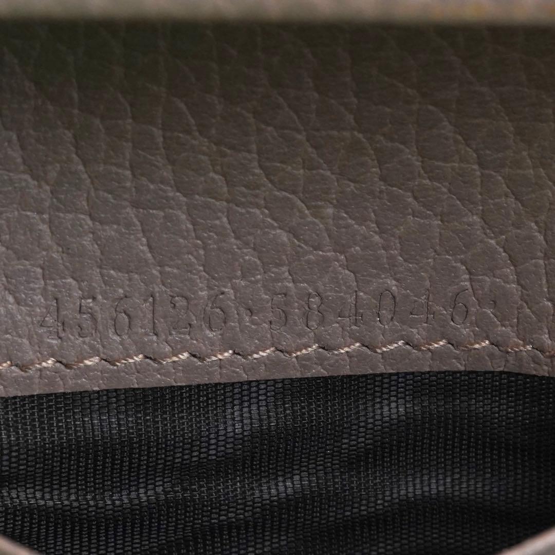 ✨新品未使用✨　GUCCI ミニ財布　マーモント　GG ロゴ　二つ折り　刻印