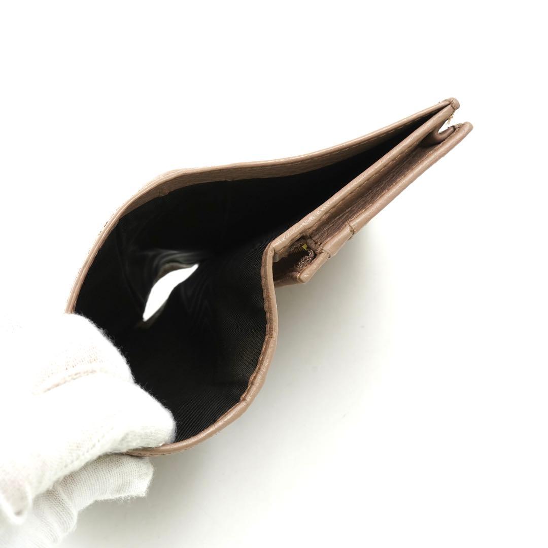 ✨新品未使用✨　GUCCI ミニ財布　マーモント　GG ロゴ　二つ折り　刻印