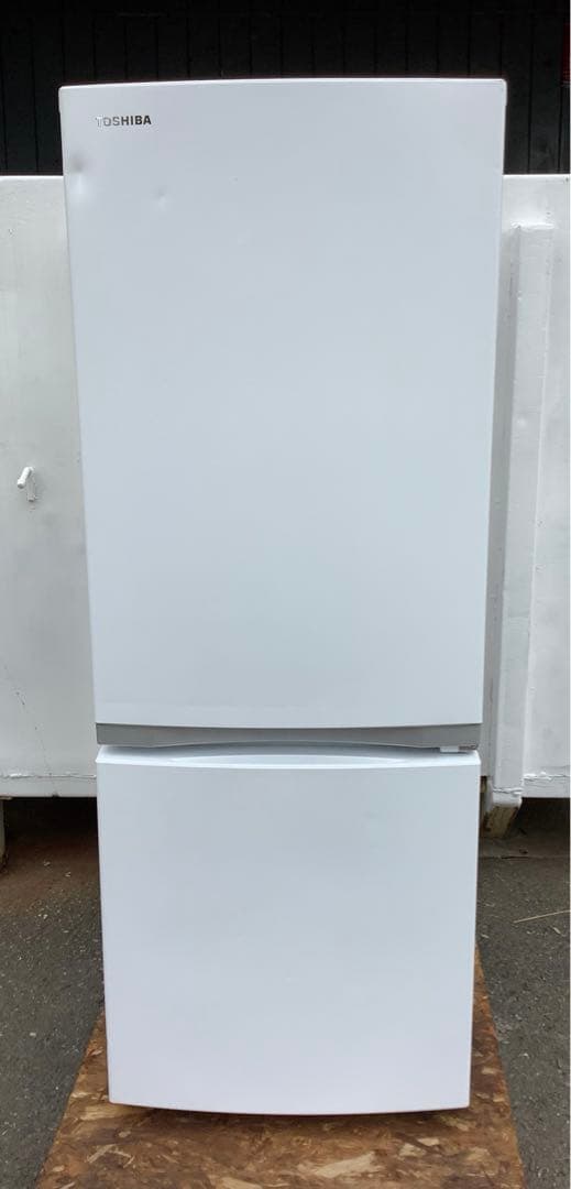 東芝 2ドア冷蔵庫 GR-R15BS(W) 153L 2020年製（★）