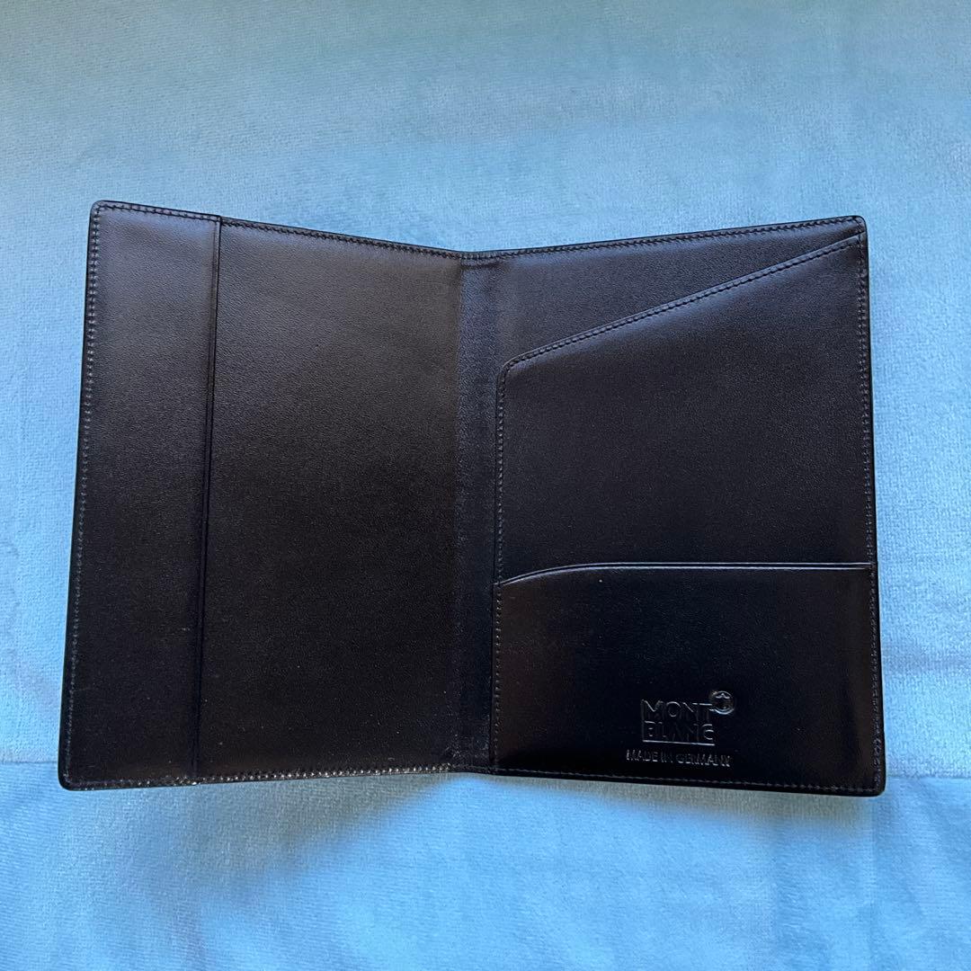中古　MONTBLANCモンブラン　パスポートケース　ブラック