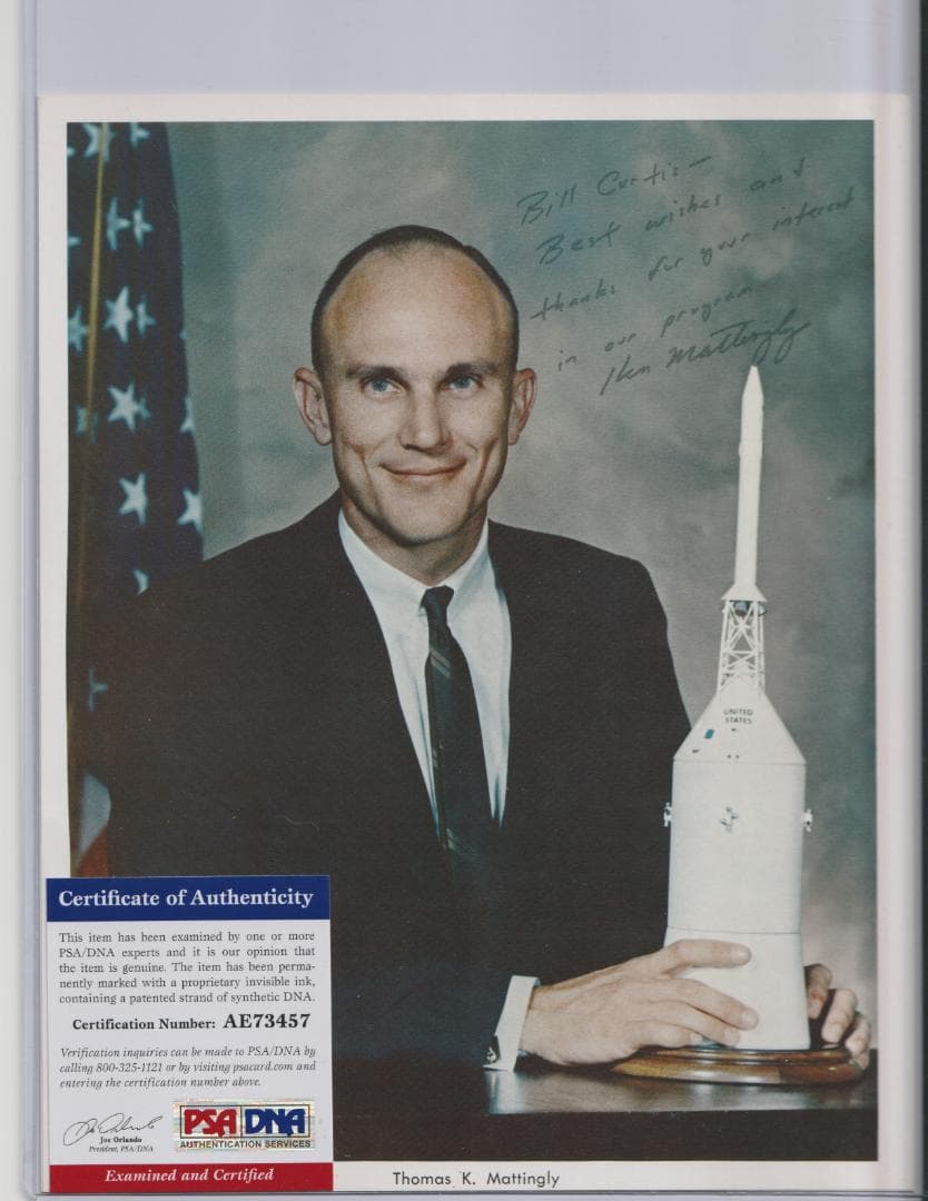 アポロ13号 宇宙飛行士、関係者 直筆サイン