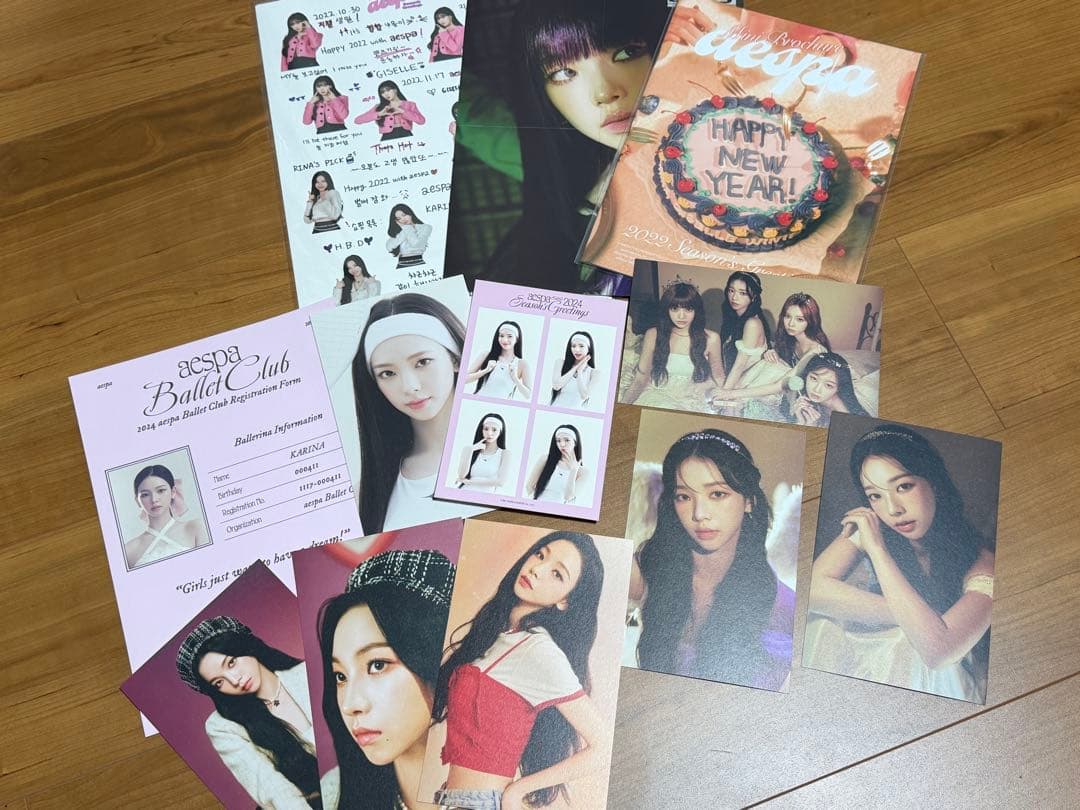 aespa カリナ　グッズ　まとめ売り　シーグリ　トレカ　チェキ