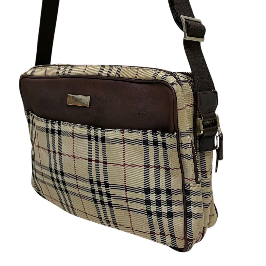 M*I様 バーバリー ノバチェック ショルダーバッグ 美品