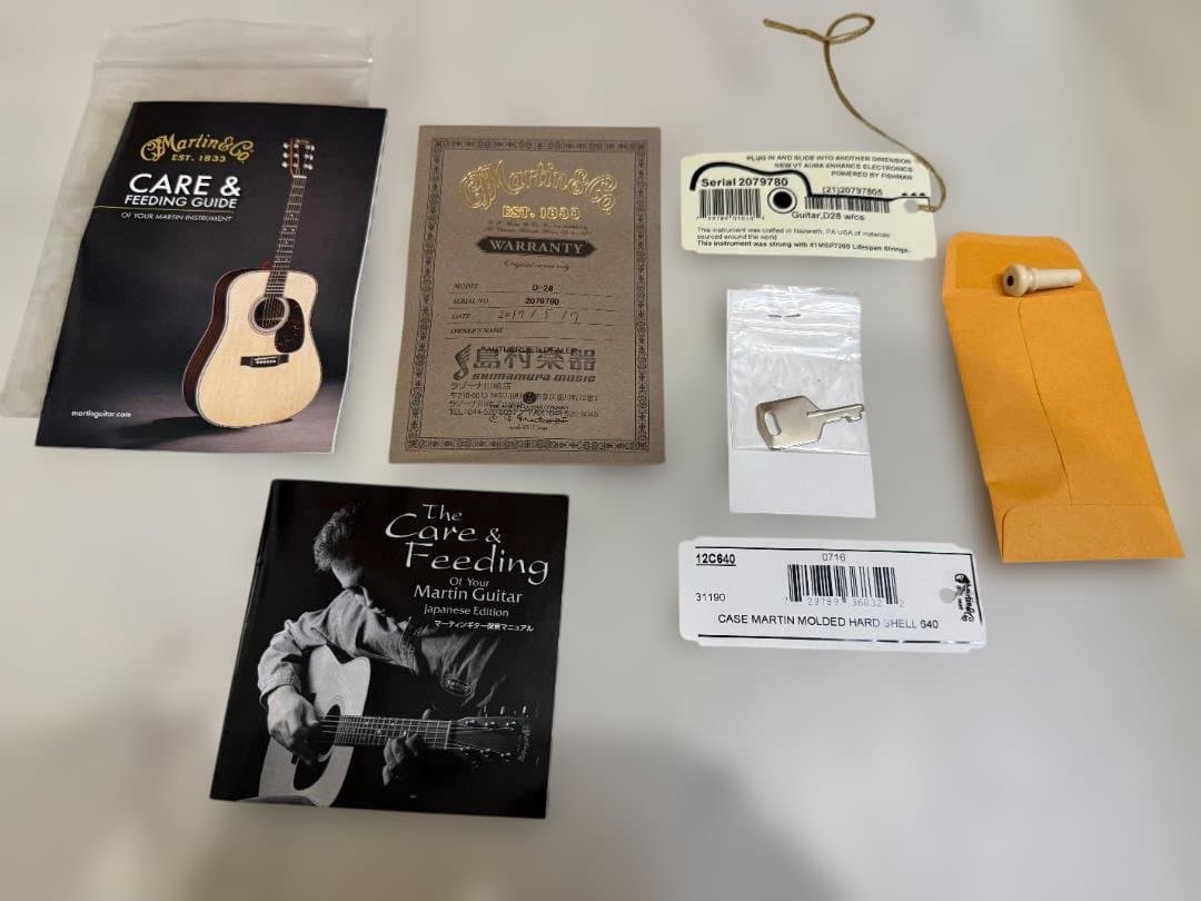 マーチン D28 2017年新品購入 ほぼ使っていません（数時間のみ）