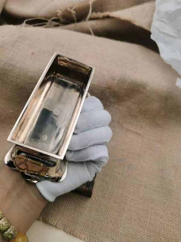 【修縁堂】歓喜天大根器 真言宗 チベット密教 仏具 真鍮製vajra6*7cm