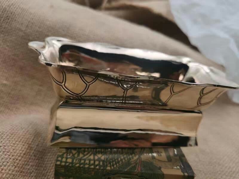 【修縁堂】歓喜天大根器 真言宗 チベット密教 仏具 真鍮製vajra6*7cm