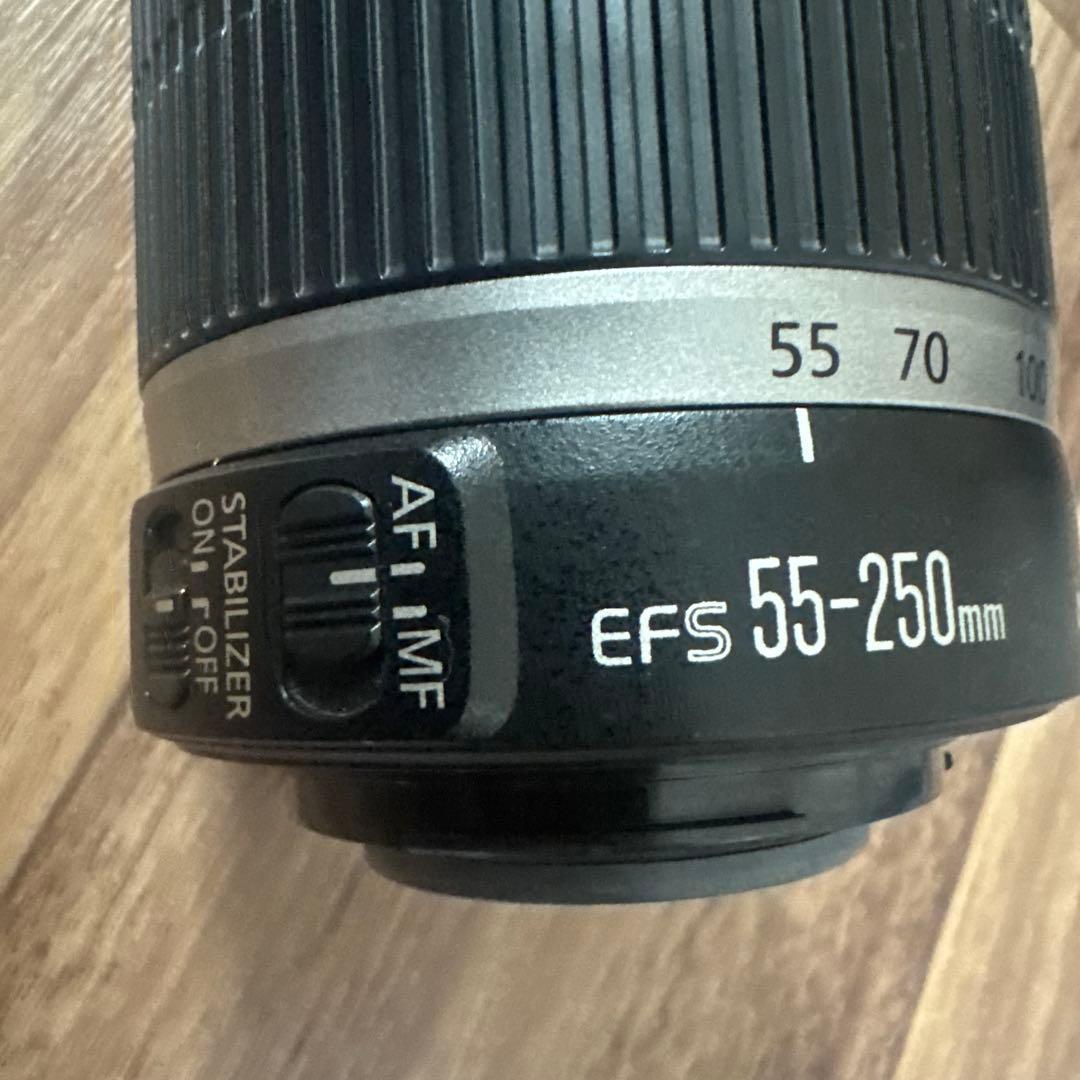 CANON EF-S 55-250mm ズームレンズ　撮影画像有り