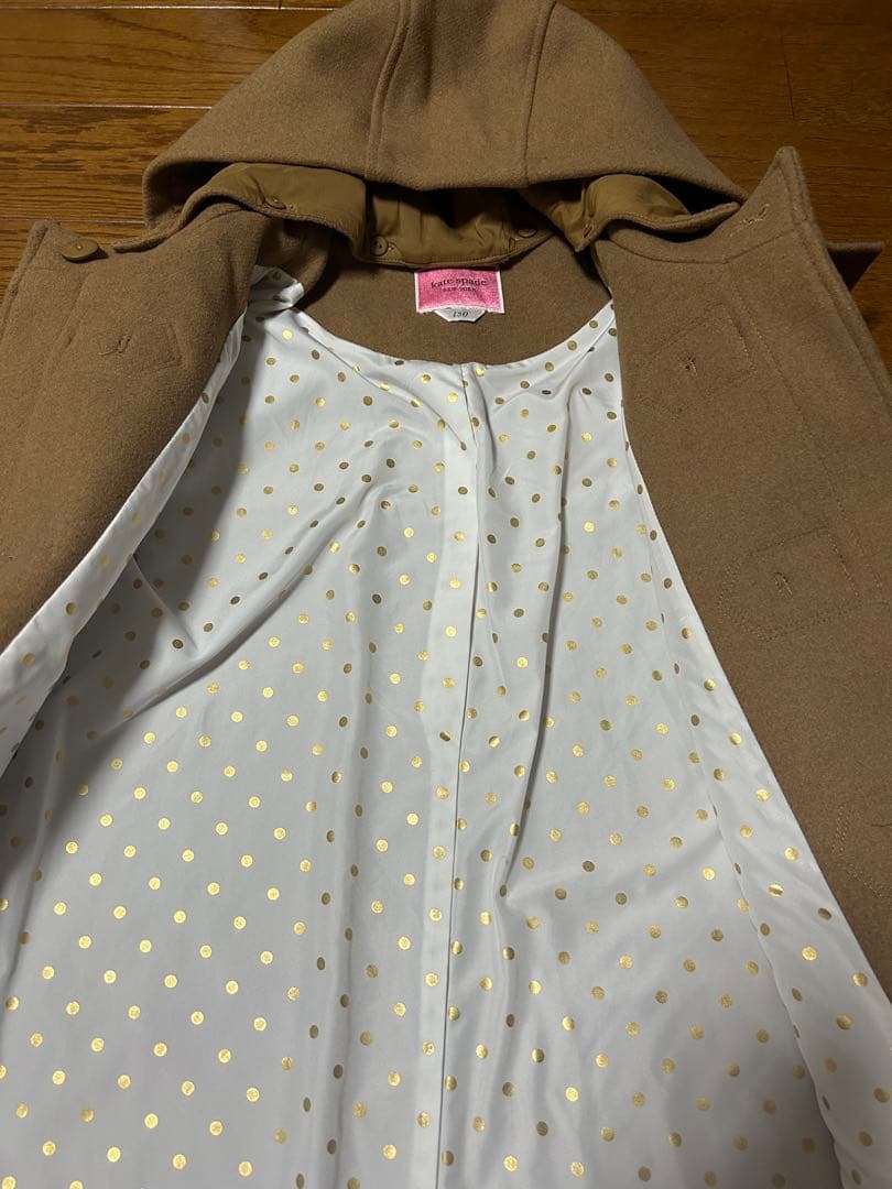★kate spade★ベージュ ダッフルコート 150