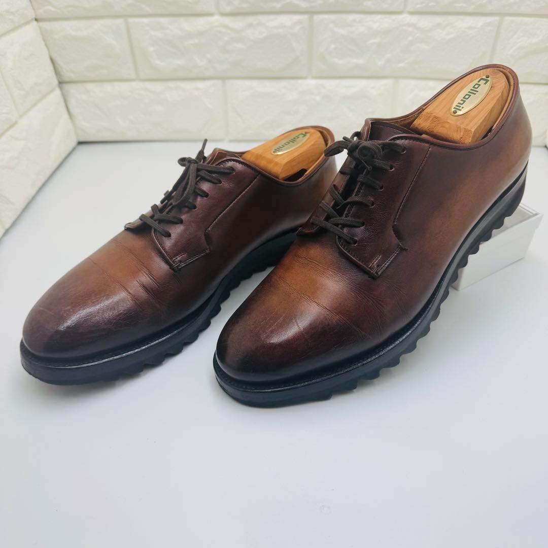 ジャコメッティ マルモラーダ シャークソール レザー シューズ 42 革靴