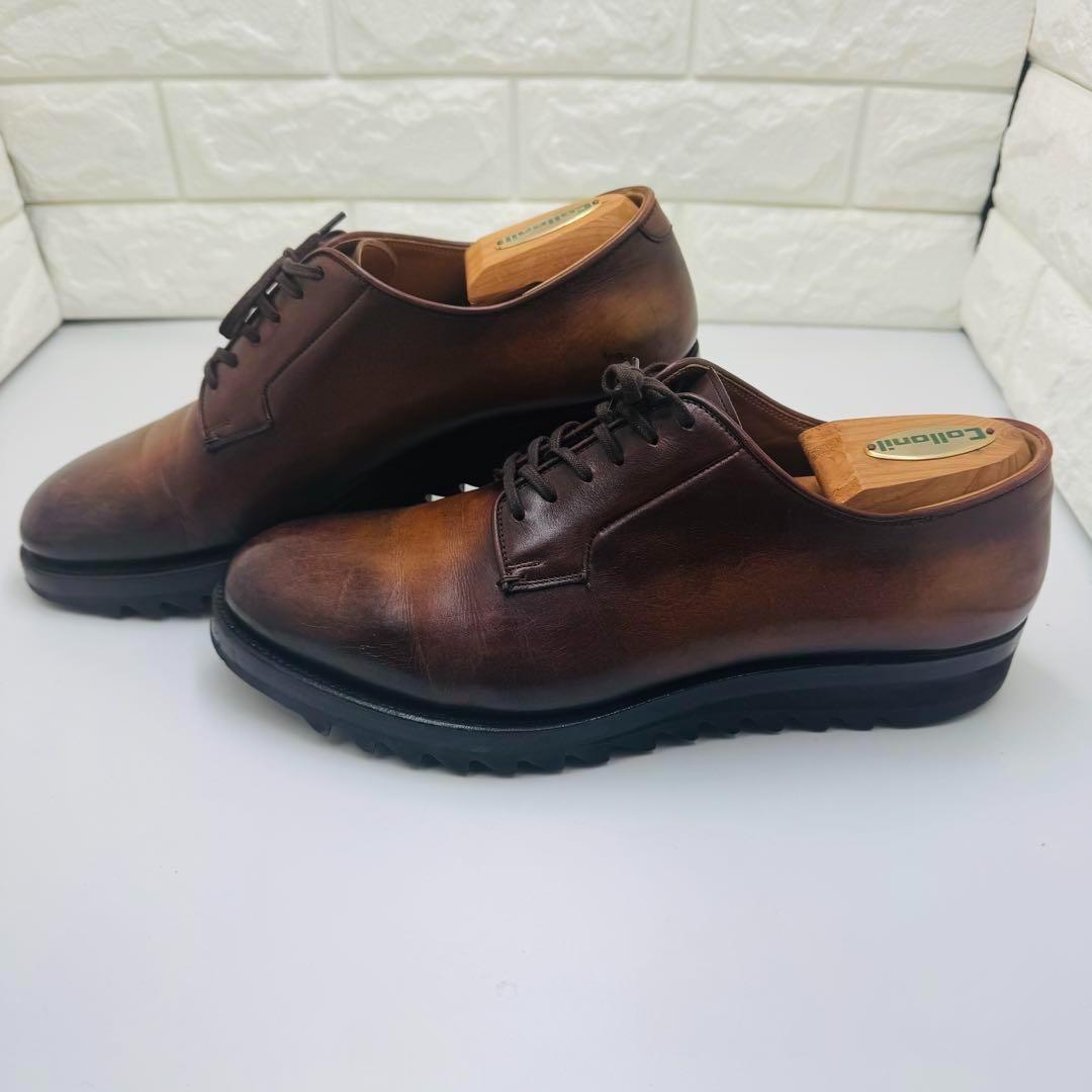 ジャコメッティ マルモラーダ シャークソール レザー シューズ 42 革靴