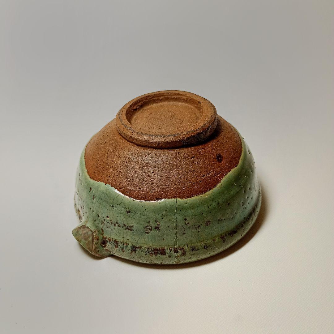 古唐津　緑釉片口