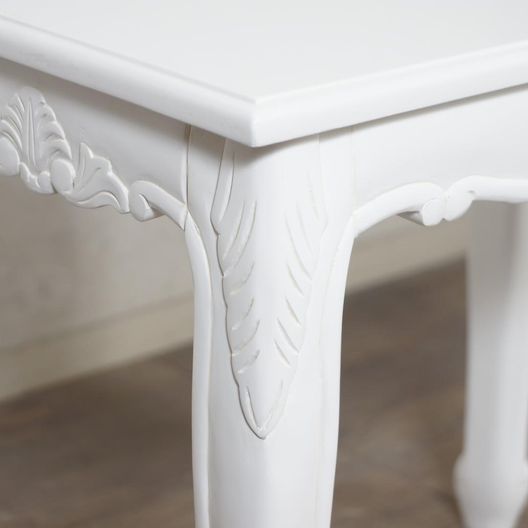 あるる　ヴィオレッタシリーズ　ネストテーブルセットアンティークホワイト