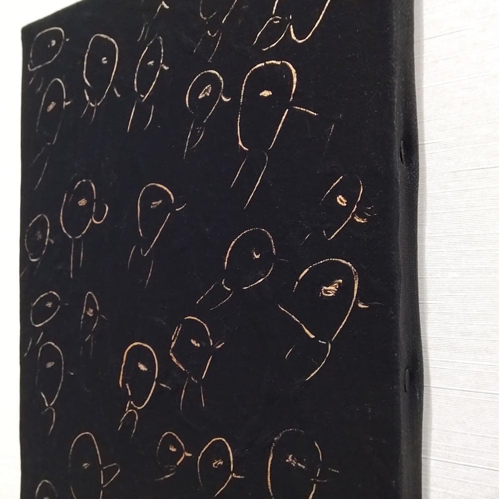 内野隆文　ラッシュアワーバード　絵画　M3号　現代美術　アート作品　鳥