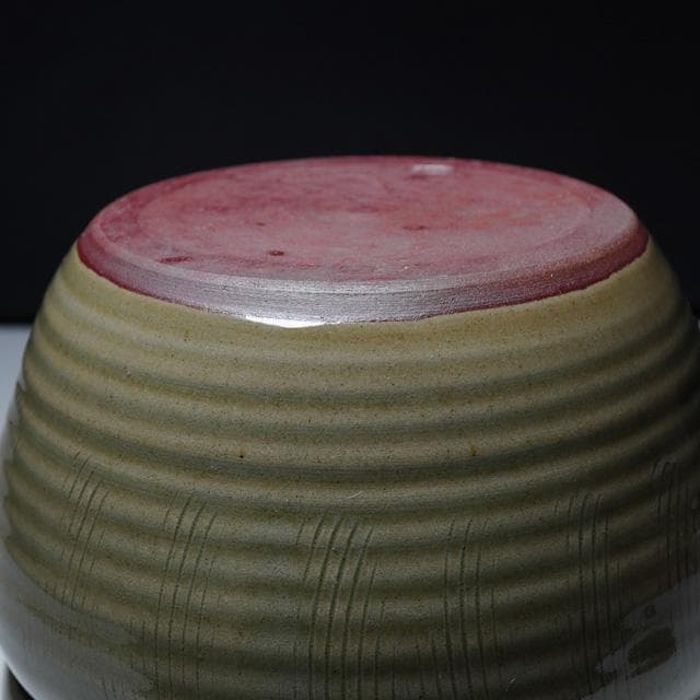 黒井千左　虫明水指　共箱　茶道具　岡山県