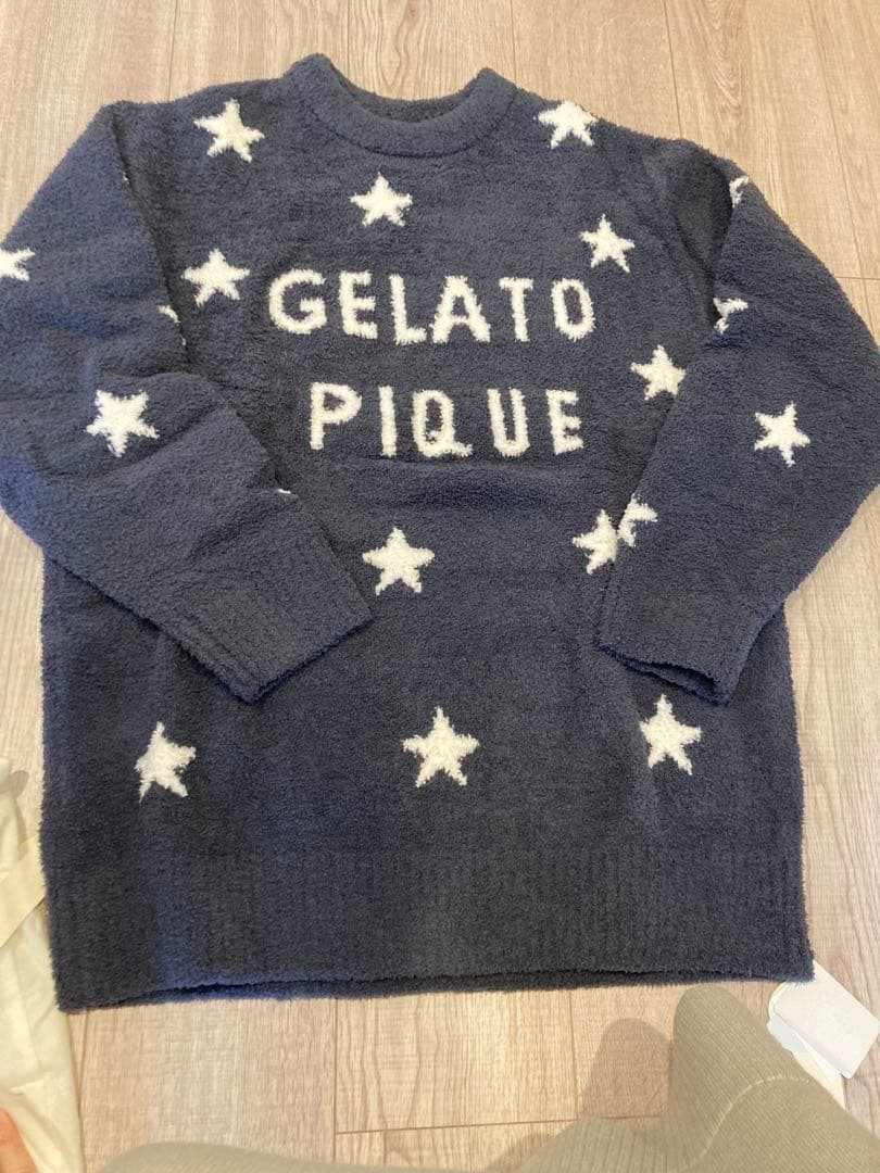 gelato pique パウダーロゴジャガードプルオーバー＆ロングパンツ