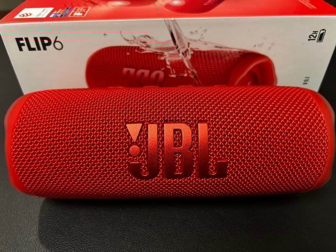 JBL FLIP6 レッド Bluetooth スピーカー