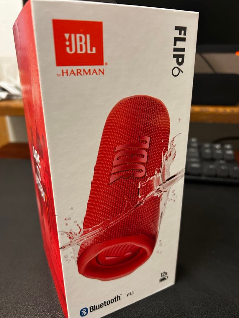 JBL FLIP6 レッド Bluetooth スピーカー
