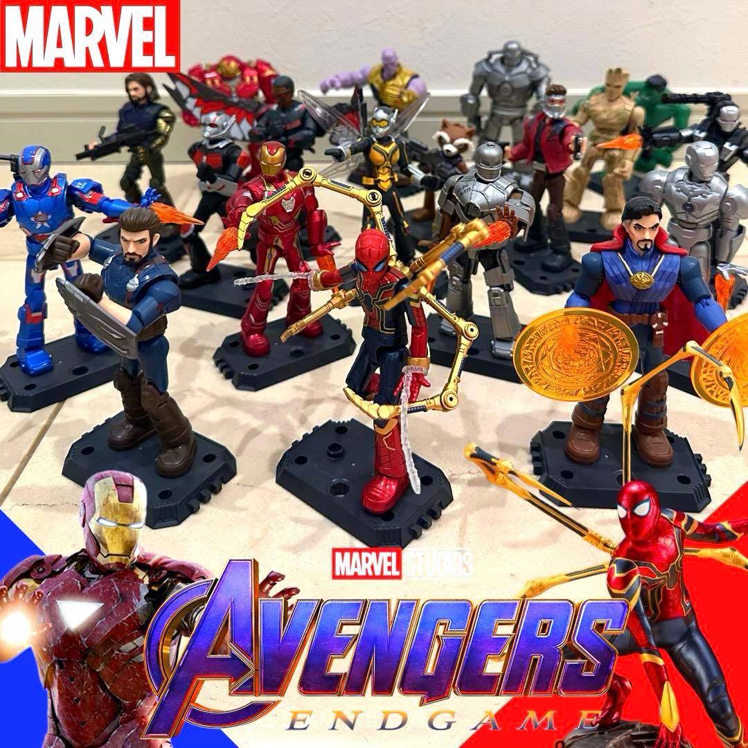 シークレットレア　Blokees アベンジャーズ　マーベル　フィギュア　19個