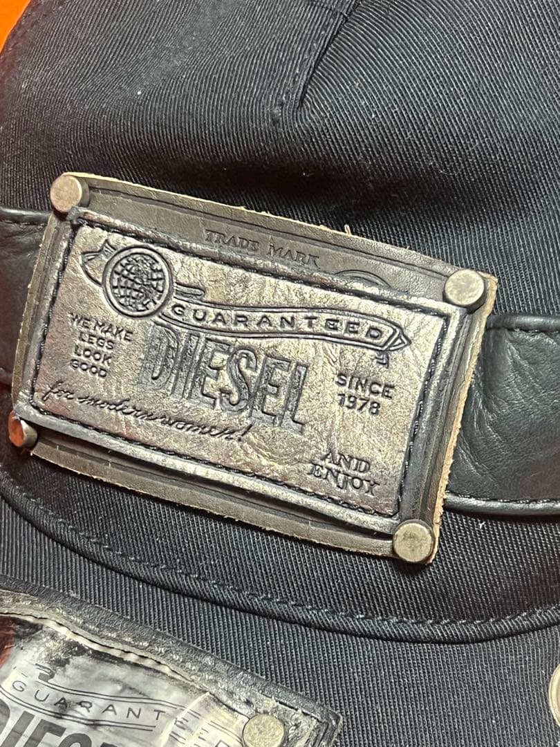 DIESEL ディーゼル　CAP ブラック　カスタムキャップ　アーカイブ