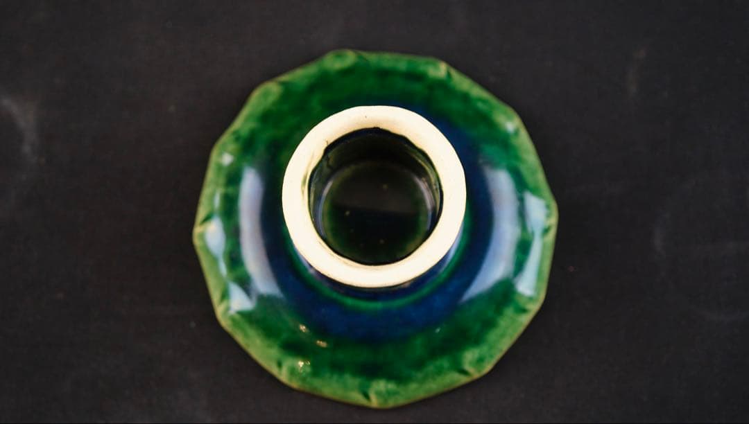 総織部高台皿 ５客揃 幸兵衛窯 加藤卓男