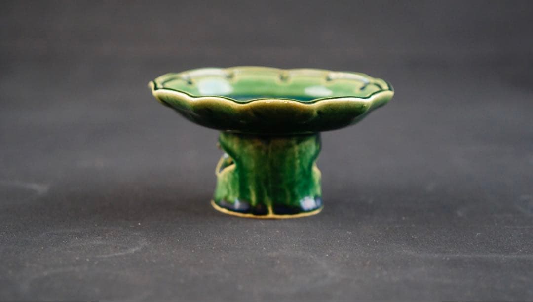 総織部高台皿 ５客揃 幸兵衛窯 加藤卓男