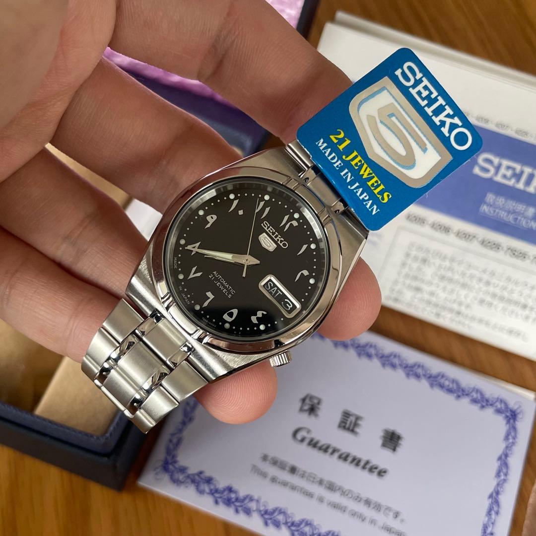 SEIKO5 セイコー5 アラビック文字盤