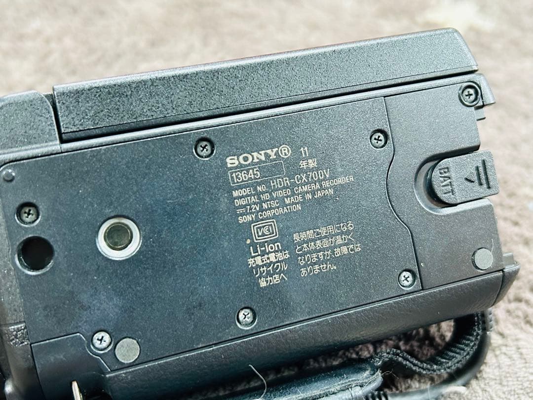 SONY HD AVCHD HDR-CX700V ビデオカメラ