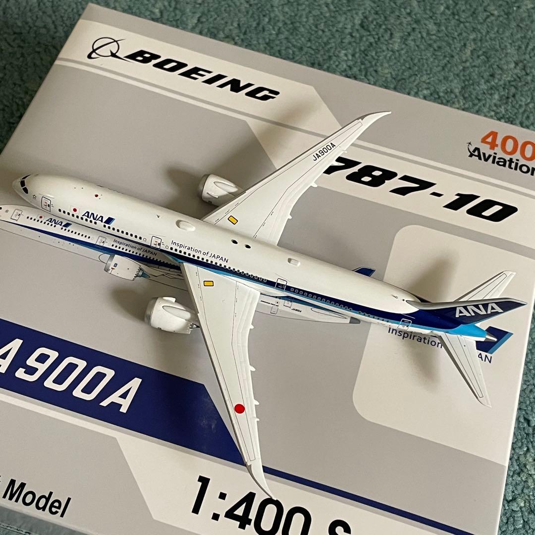 ANA 787-10 全日空 JA900A av スタンド付き 1:400