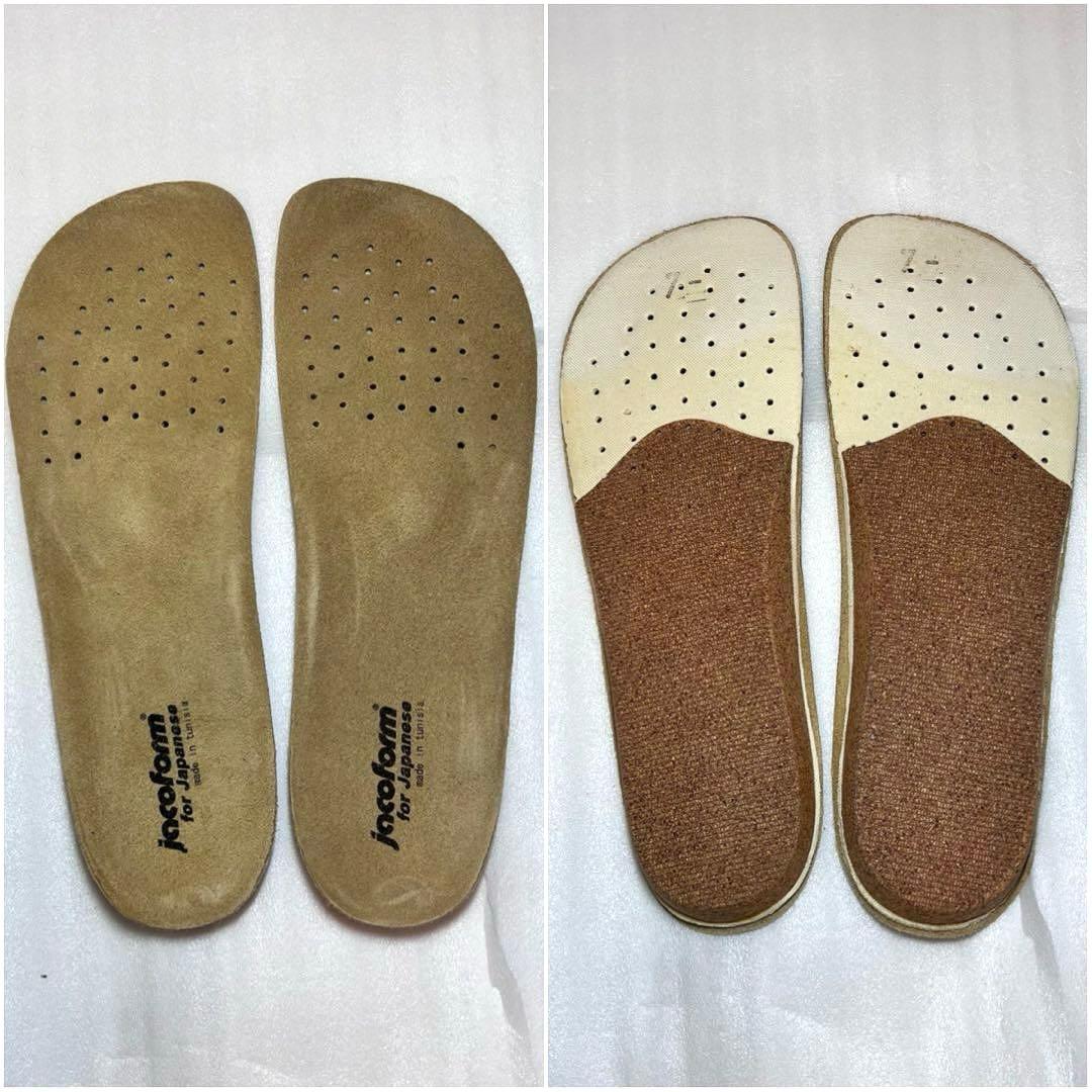 【超美品】jacoform ヤコフォーム レザーコンフォートシューズ 71/2