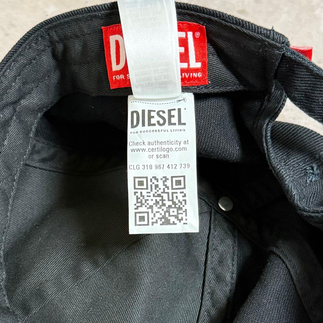 DIESEL ディーゼル C-BEAST-A1 ブラック メタルロゴ 正規品！