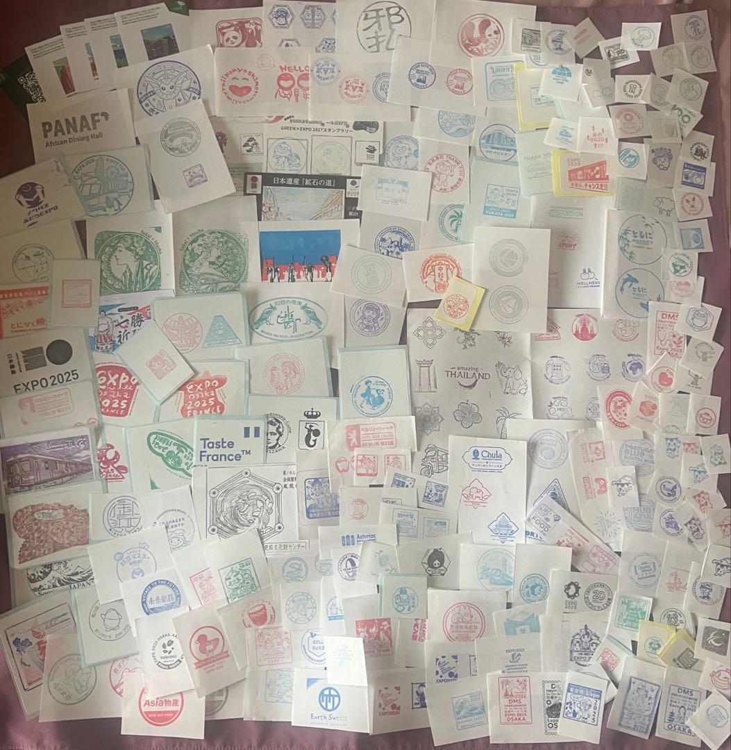 万博 スタンプパスポート コンプリート 制覇　ミャクミャクグッズ　サウジアラビア