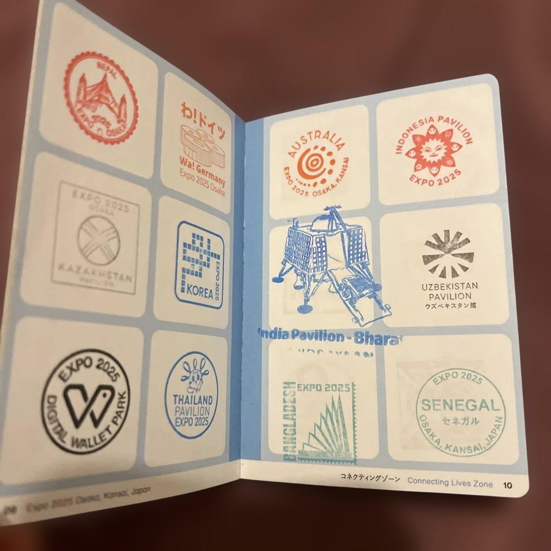 万博 スタンプパスポート コンプリート 制覇　ミャクミャクグッズ　サウジアラビア