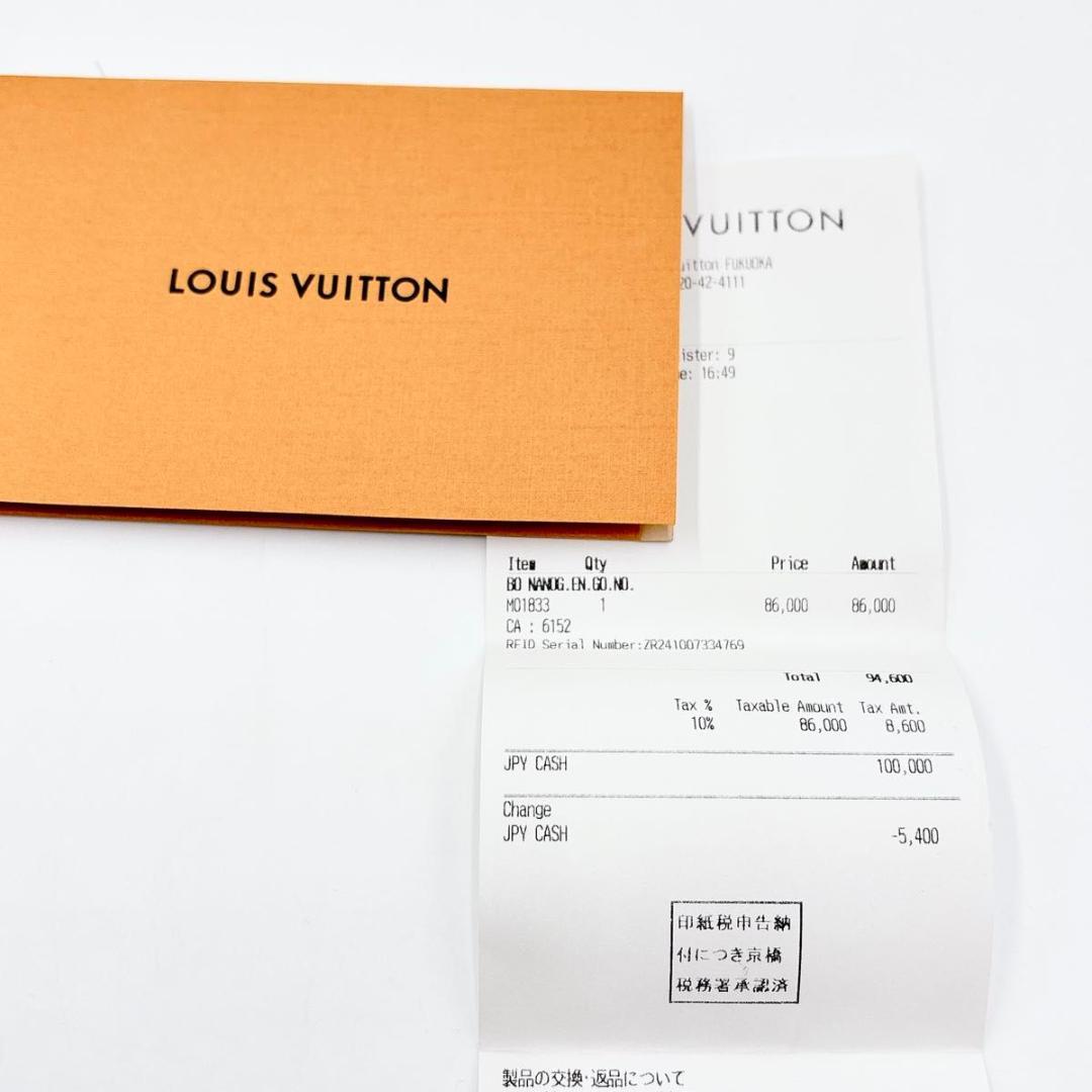 ルイヴィトン M01833 OB0225 ピアス　ナノ グラム エナメル