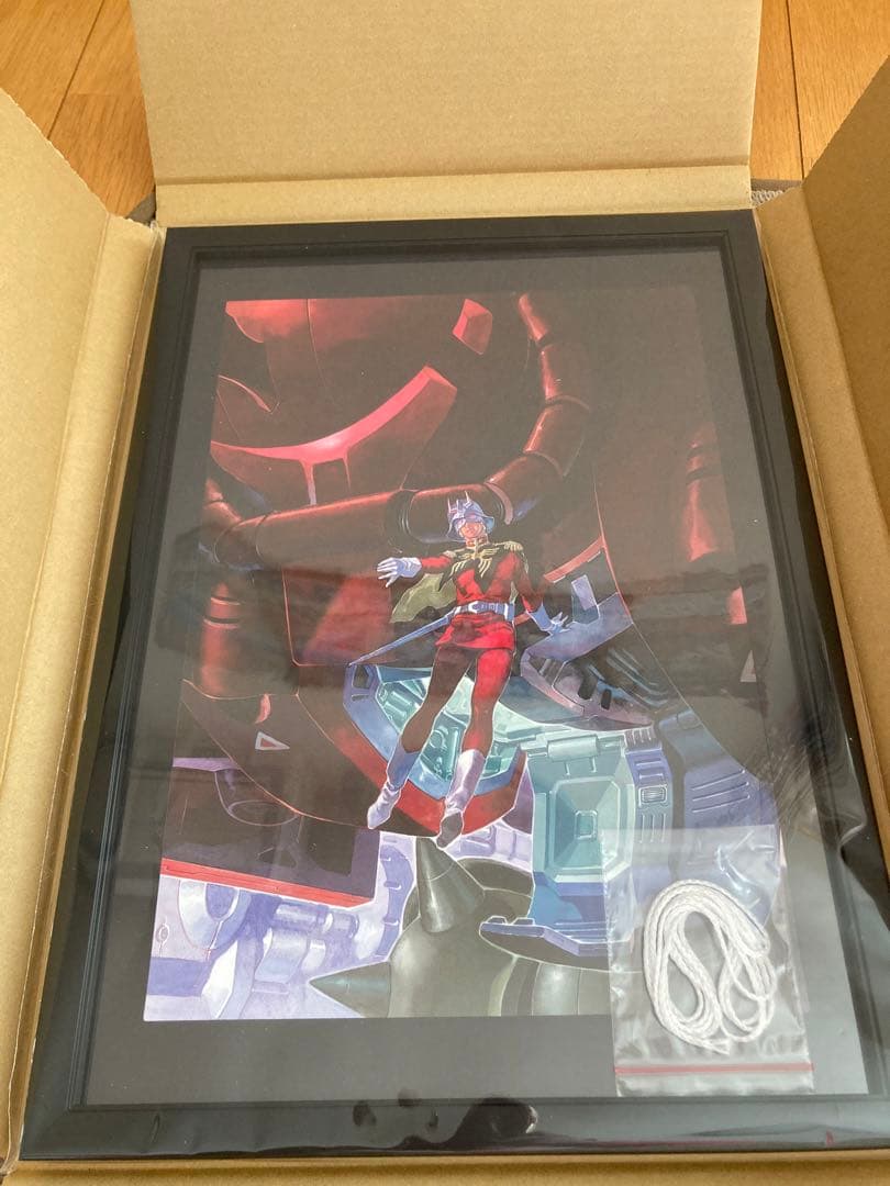 ガンダム　複製原画　シャア専用ザク